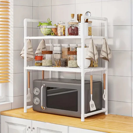 Kitchen Multifunctional 2 Tier Storage Rack