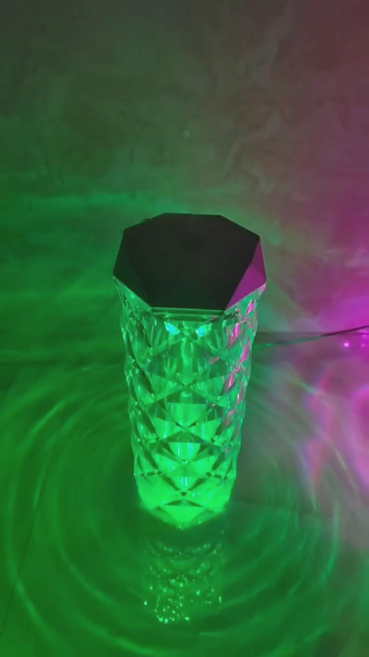 Crystal Lamp Air Humidifier Color Night Light